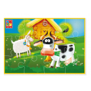 Игра развивающая мягкие пазлы А5 Ферма